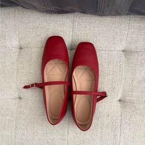 Women’s Red Ballet Flats